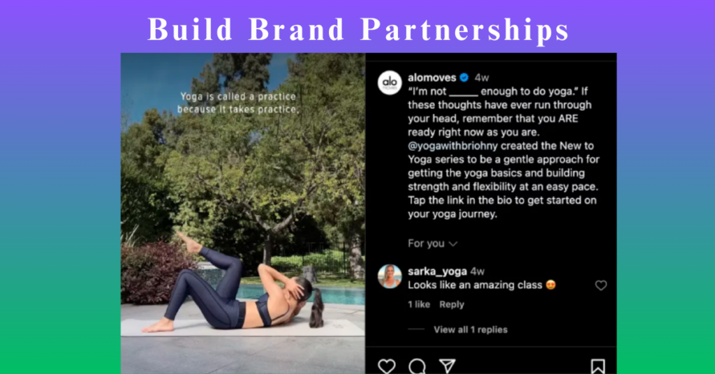 Build Brand Partnerships