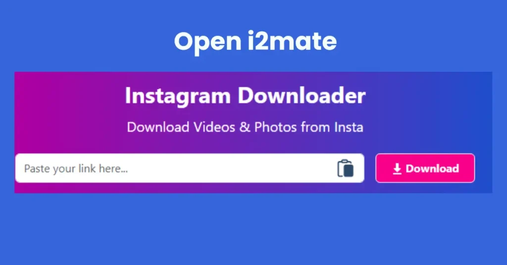 open instagram downloader 