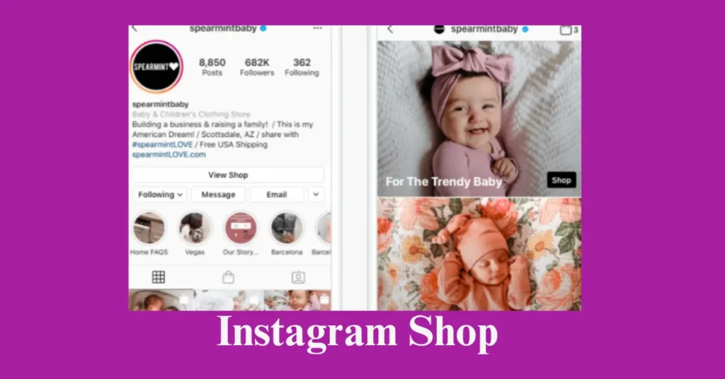 Instagram shop