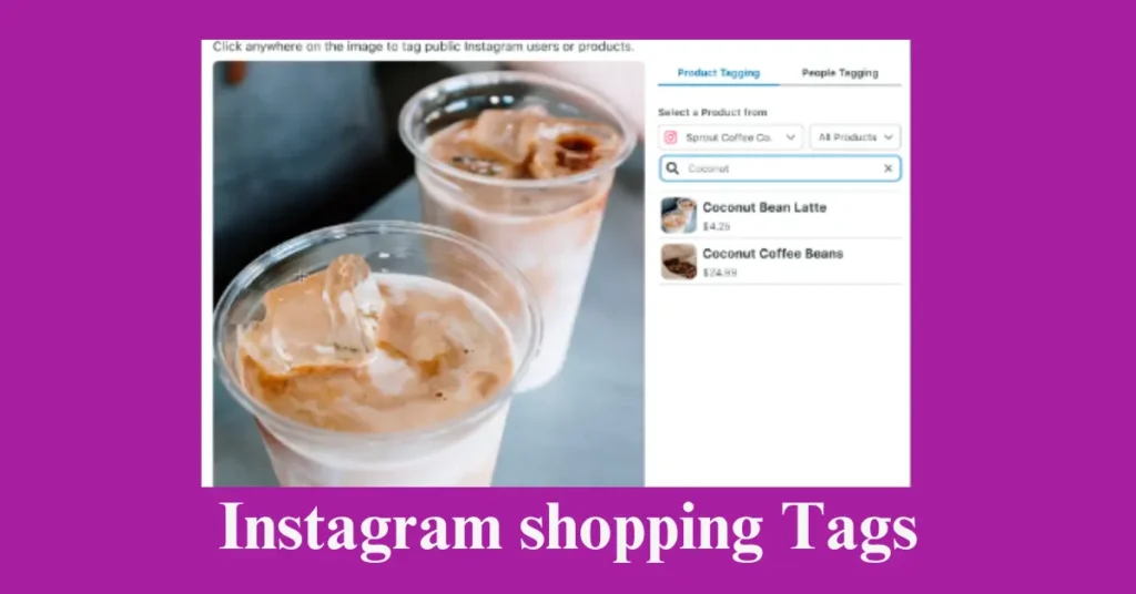 Instagram shopping tags