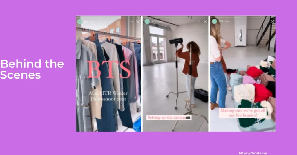 behind the scenes 