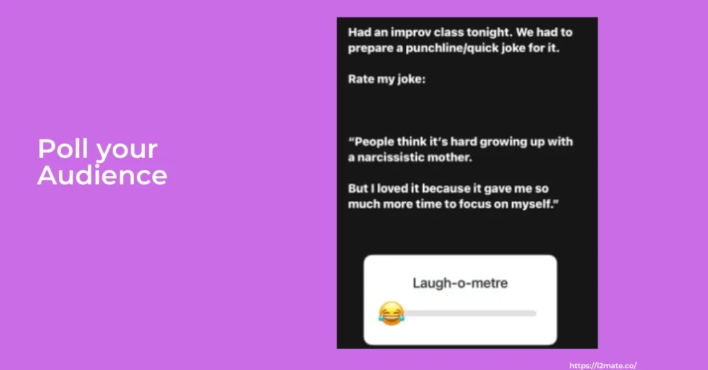 Poll your Audience 