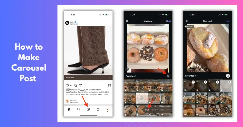 how to make Carousel Post on Instagram