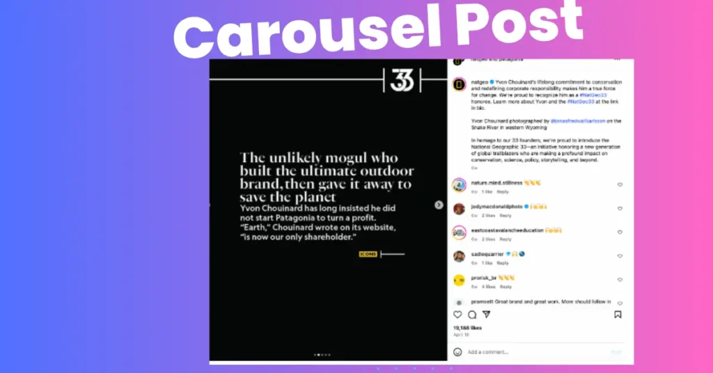 Carousel Post on Instagram