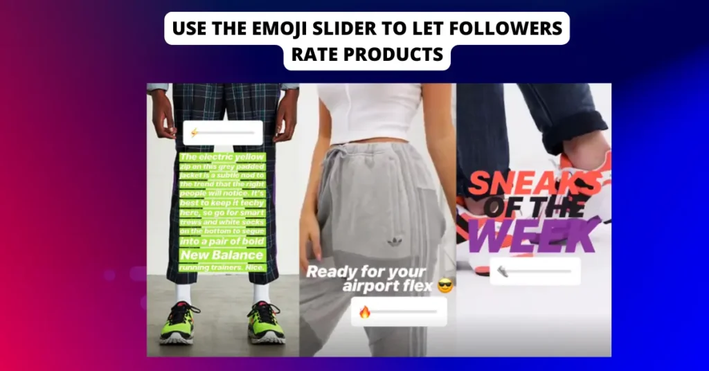 Instagram slider sticker